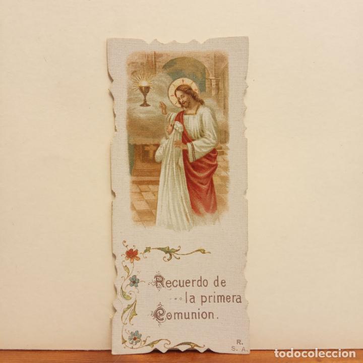 Postales: JESUS Y LA PRIMERA COMUNION. RECORDATORIO RELIGIOSO - Foto 1