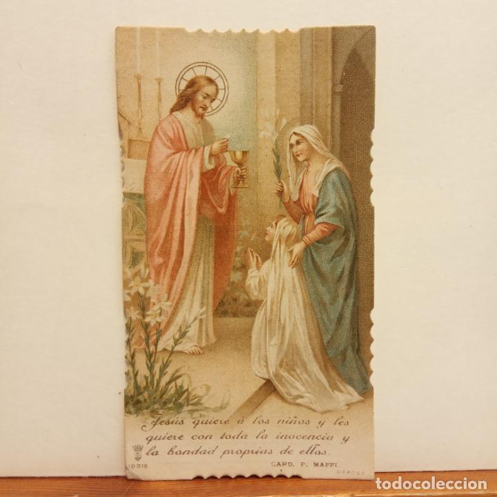 Postales: JESUS Y PRIMERA COMUNION. RECORDATORIO RELIGIOSO - Foto 1