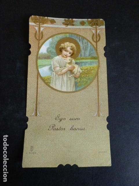 Cartoline: NI&Ntilde;O JESUS ANTIGUA ESTAMPA CROMOLITOGRAFICA