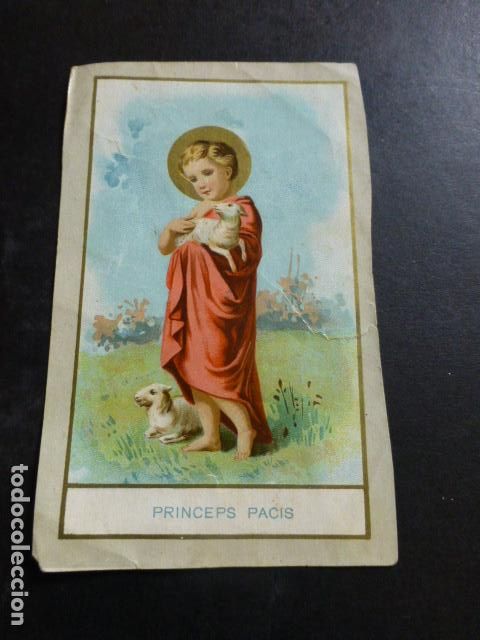 Cartes Postales: NI&Ntilde;O JESUS ANTIGUA ESTAMPA CROMOLITOGRAFICA