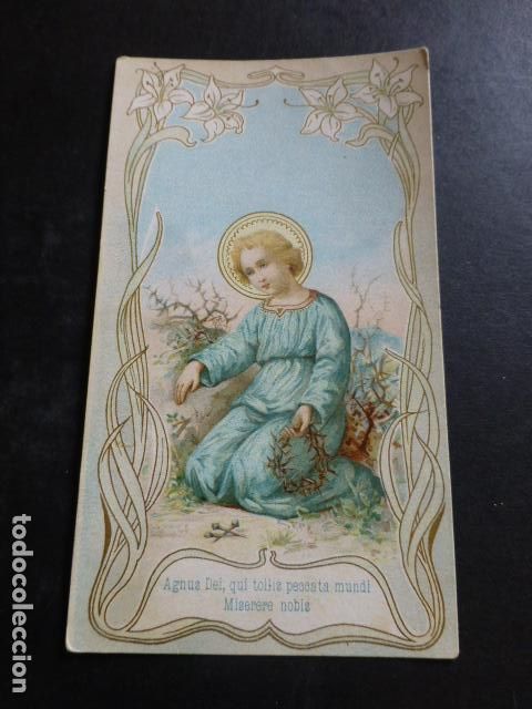 Cartes Postales: NI&Ntilde;O JESUS ANTIGUA ESTAMPA CROMOLITOGRAFICA