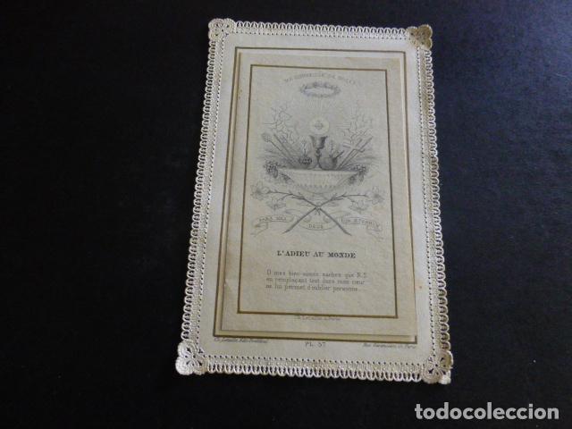 Postais: MONJA ANTIGUA ESTAMPA CALADA PUNTILLA SIGLO XIX