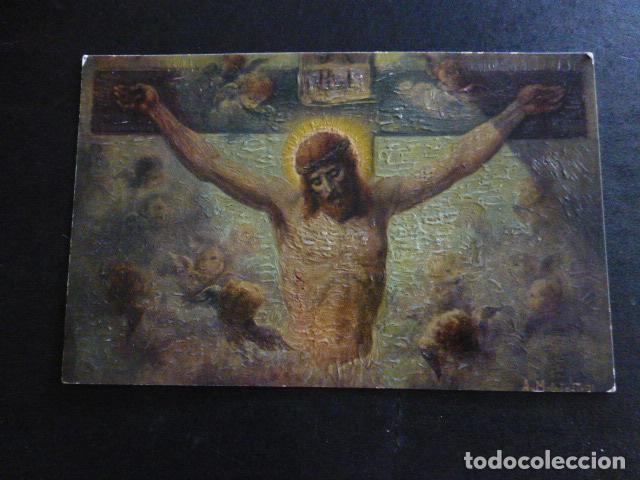 Cartoline: CRISTO EN LA CRUZ ANTIGUA POSTAL