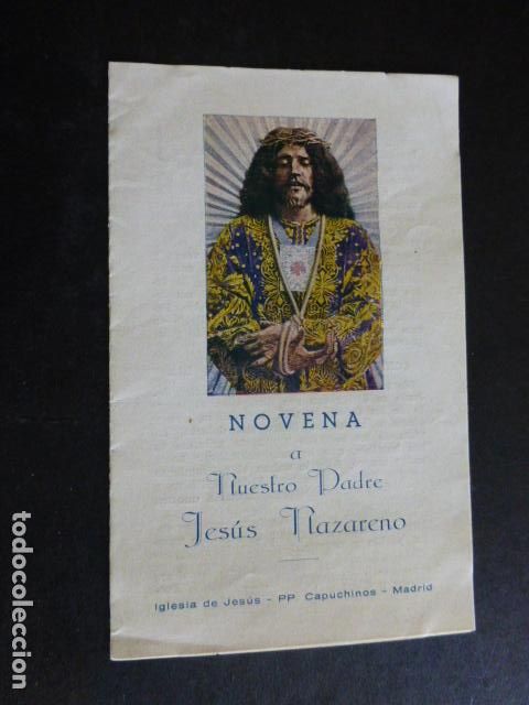 Postales: NOVENA A JESUS DE MEDINACELI - Foto 1