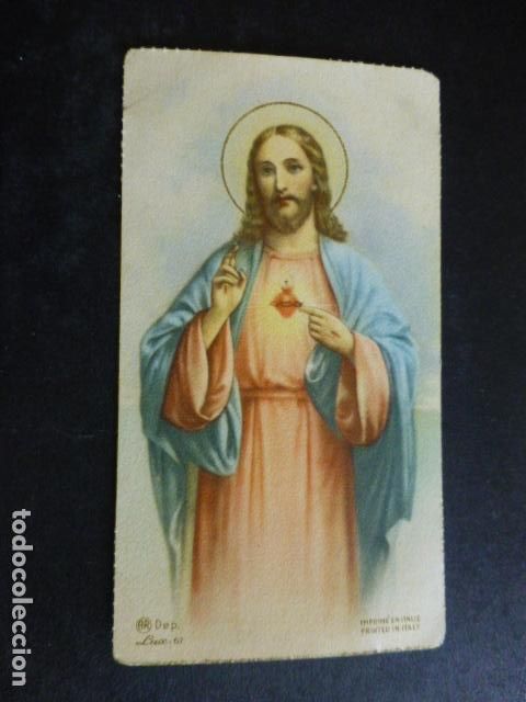 Postales: SAGRADO CORAZON DE JES&Uacute;S ANTIGUA ESTAMPA