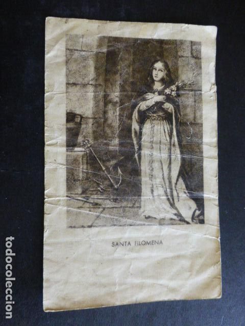 Cartoline: SANTA FILOMENA ANTIGUA ESTAMPA