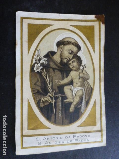 Cartoline: SAN ANTONIO DE PADUA ANTIGUA ESTAMPA CROMOLITOGRAFICA