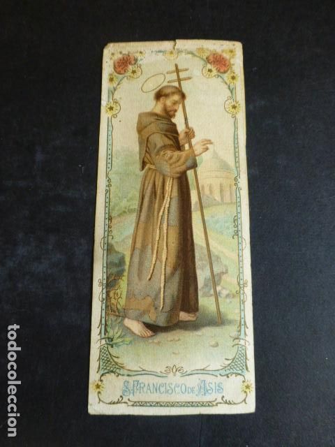 Cartoline: SAN FRANCISCO DE AS&Iacute;S ANTIGUA ESTAMPA CROMOLITOGRAFICA
