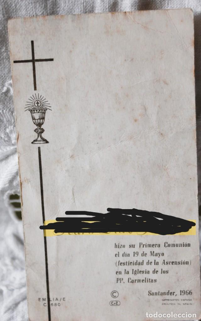 Postales: RECORDATORIO PRIMERA COMUNION-SANTANDER 1966 - Foto 5
