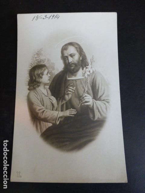 Cartes Postales: SAN JOSE Y EL NI&Ntilde;O POSTAL 1914