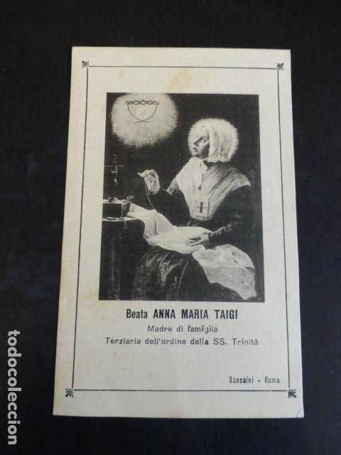 Postales: BEATA ANA MARIA TAIGI ANTIGUA ESTAMPA
