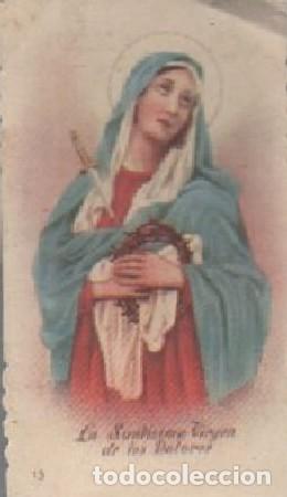 Postales: RECORDATORIA LA SANT&Iacute;SIMA VIRGEN DE LOS DOLORES COMU-988