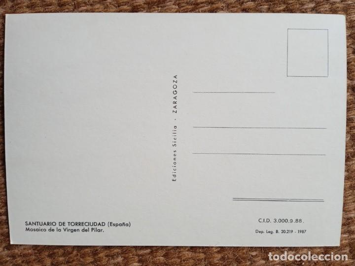 Postales: VIRGEN DEL PILAR - TORRECIUDAD - Foto 2