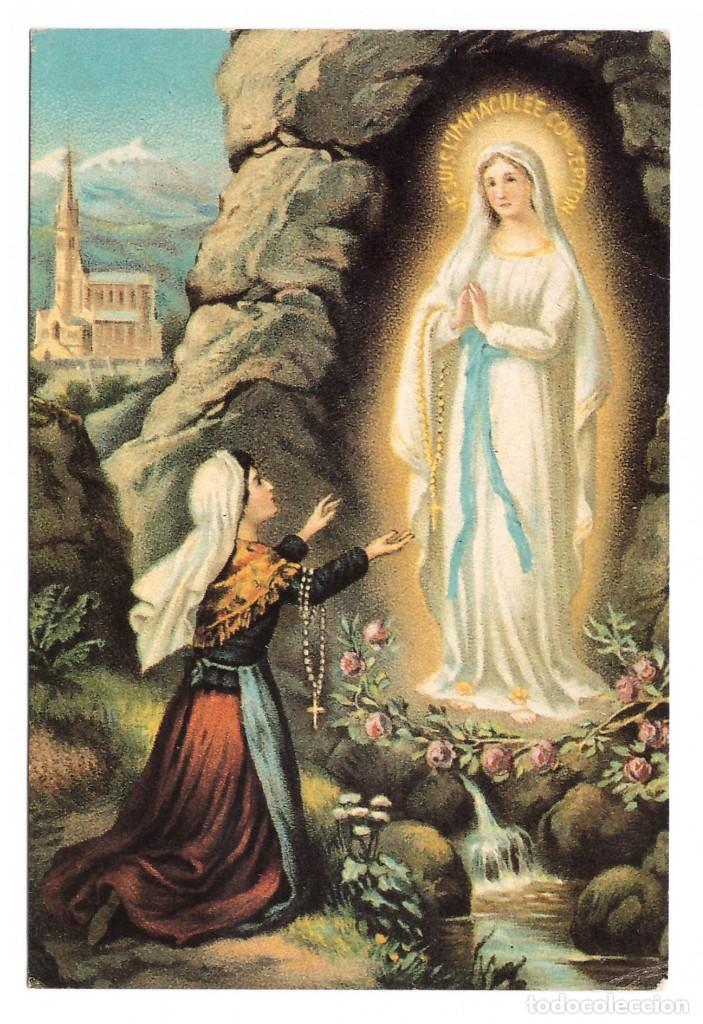 Postales: LA VIRGEN DE LOURDES // SIN CIRCULAR