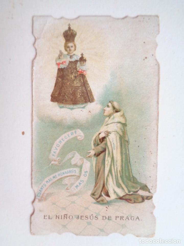 Postales: ANTIGUA ESTAMPA DEL NI&Ntilde;O JESUS DE PREGA