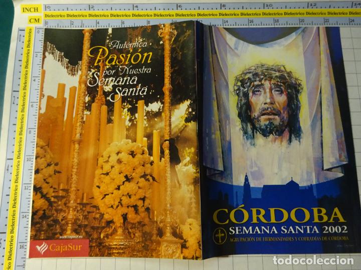 Cartes Postales: PROGRAMA SEMANA SANTA DE C&Oacute;RDOBA HORARIOS ITINERARIOS PROCESIONES. A&Ntilde;O 2002. 1