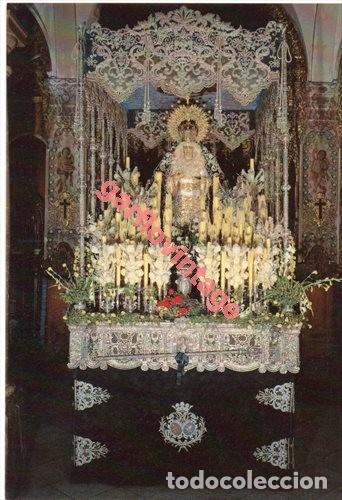Cartoline: POSTAL SEMANA SANTA SEVILLA, MAR&Iacute;A SANT&Iacute;SIMA DE LA CANDELARIA, EDICIONES DOMINGUEZ N&ordm; 19