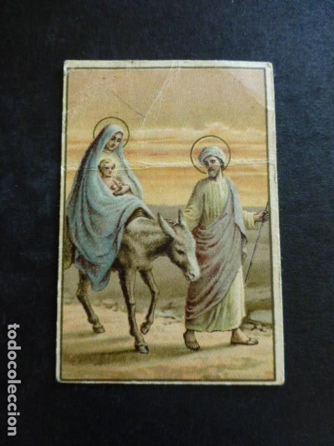 Postales: HUIDA A EGIPTO ANTIGUA ESTAMPA CROMOLITOGRAFICA