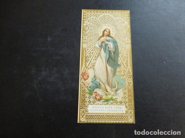 Cartoline: INMACULADA CONCEPCION ANTIGUA ESTAMPA CROMOLITOGRAFICA
