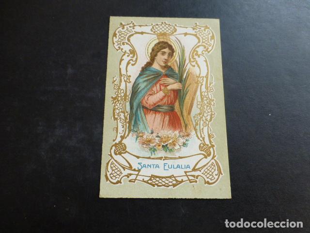Cartoline: SANTA EULALIA ANTIGUA ESTAMPA CROMOLITOGRAFICA