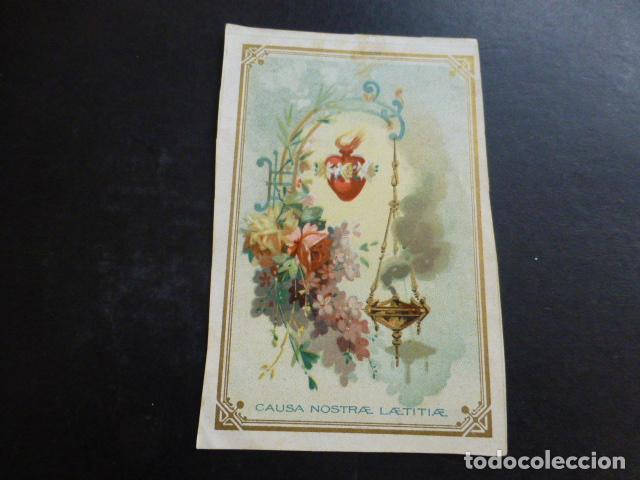 Cartoline: SAGRADO CORAZON DE JESUS ANTIGUA ESTAMPA CROMOLITOGRAFICA