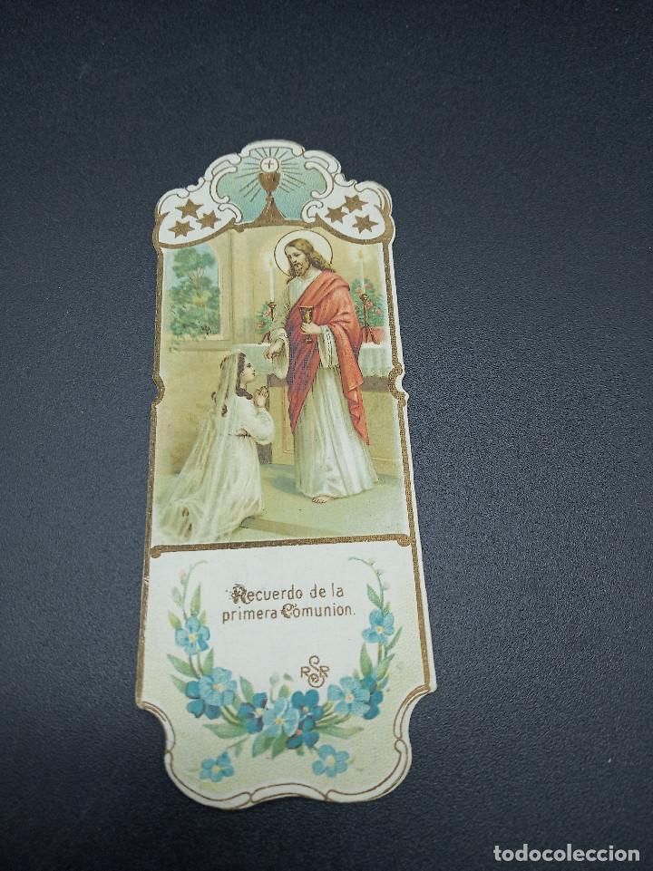 Postales: recuerdo de la primera comunion 11 x 4 cm - Foto 1