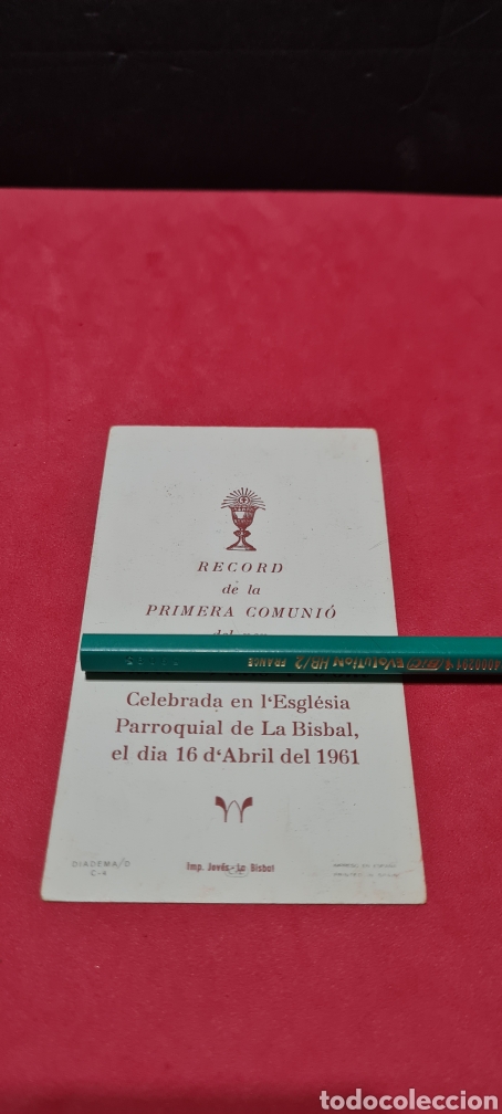 Postales: Precioso Recordatorio de Comuni&oacute;n. - Foto 4