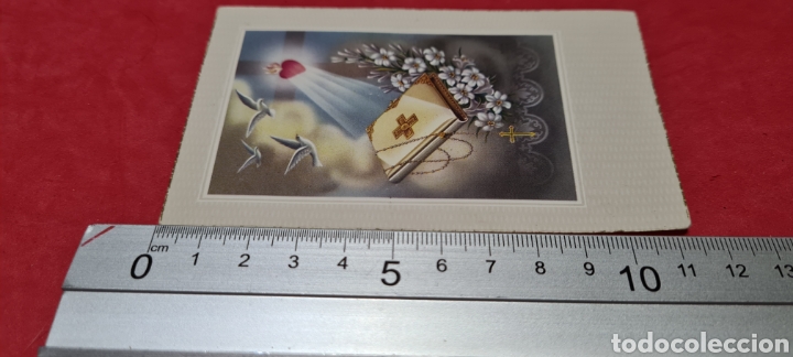 Postales: Precioso Recordatorio de Comuni&oacute;n. - Foto 5