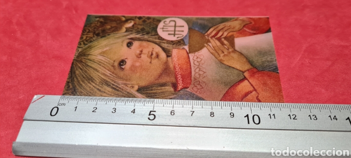 Postales: Precioso Recordatorio de Comuni&oacute;n. - Foto 3
