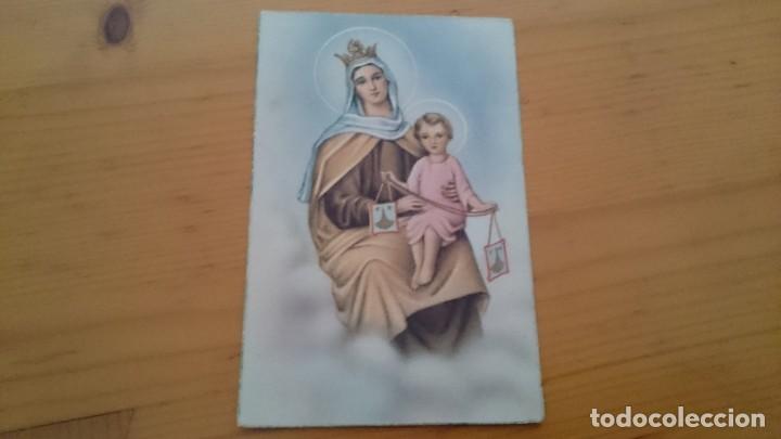 Postales: TARJETA POSTAL VIRGEN CON EL NI&Ntilde;O JES&Uacute;S - ESCRITA EN EL A&Ntilde;O 1949
