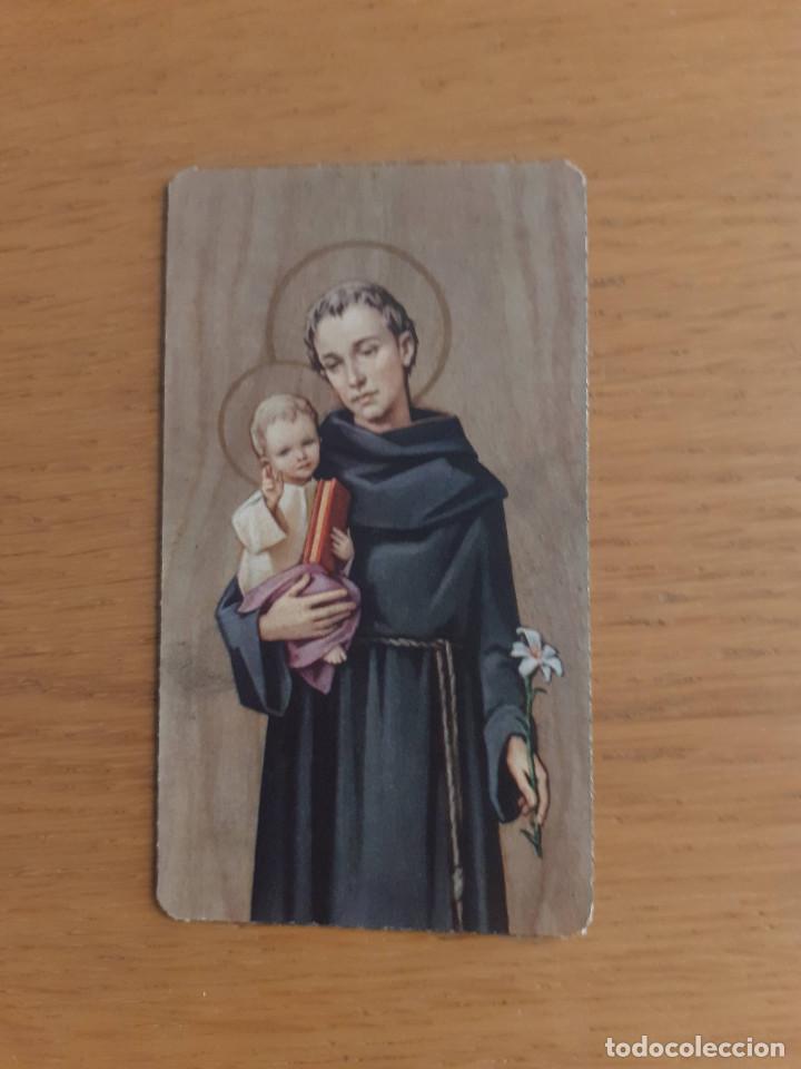 Postales: Estampita San Antonio de Padua