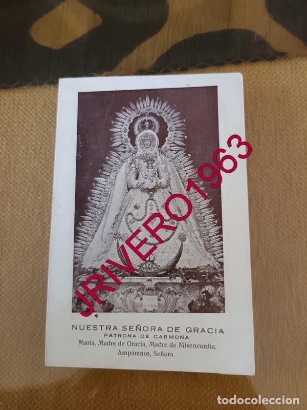 Postales: CARMONA, 1947, RECUERDO CULTOS NUESTRA SE&Ntilde;ORA DE GRACIA