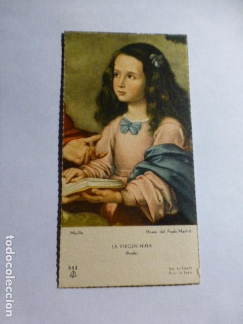 Postkarten: LA VIRGEN NI&Ntilde;A ANTIGUA ESTAMPA