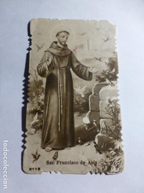 Postales: SAN FRANCISCO DE ASIS ANTIGUA ESTAMPA