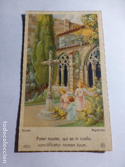 Cartoline: ANGELES EN CLAUSTRO ANTIGUA ESTAMPA