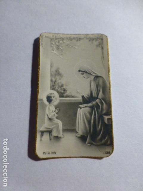 Cartoline: VIRGEN MARIA Y NI&Ntilde;O JESUS ANTIGUA ESTAMPA