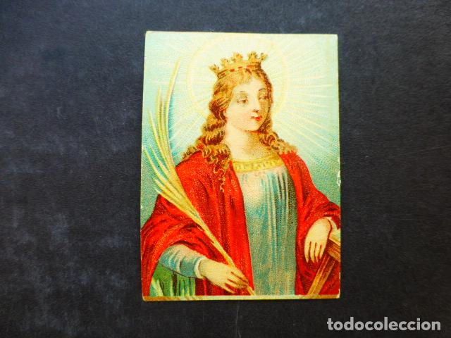 Cartoline: SANTA CATALINA ANTIGUA ESTAMPA CROMOLITOGRAFICA