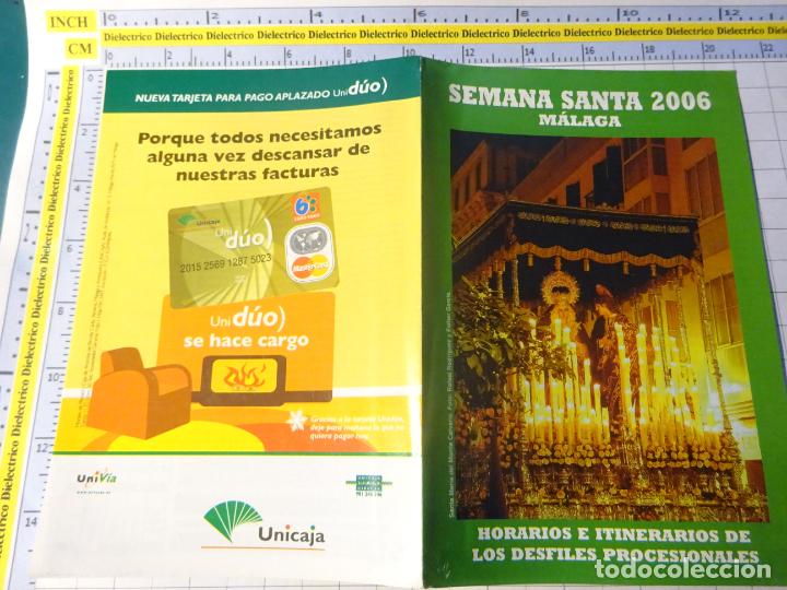 Postkarten: PROGRAMA SEMANA SANTA HORARIOS ITINERARIOS PROCESIONES M&Aacute;LAGA 2006. MONTE CALVARIO 594