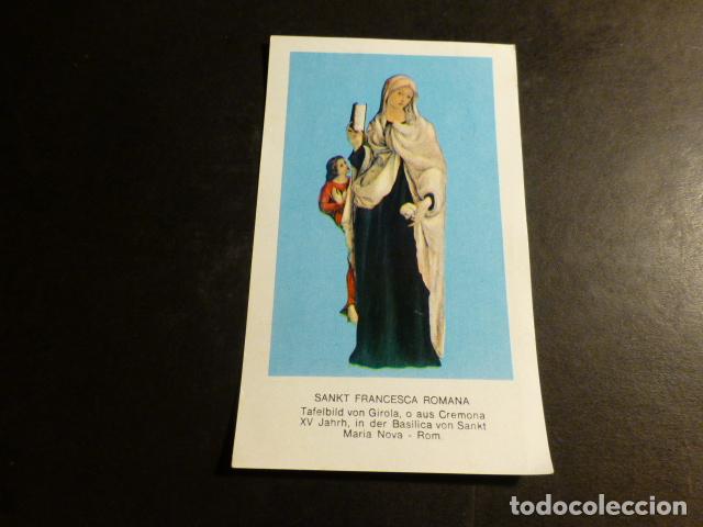 Postais: SANTA FRANCISCA ROMANA ANTIGUA ESTAMPA