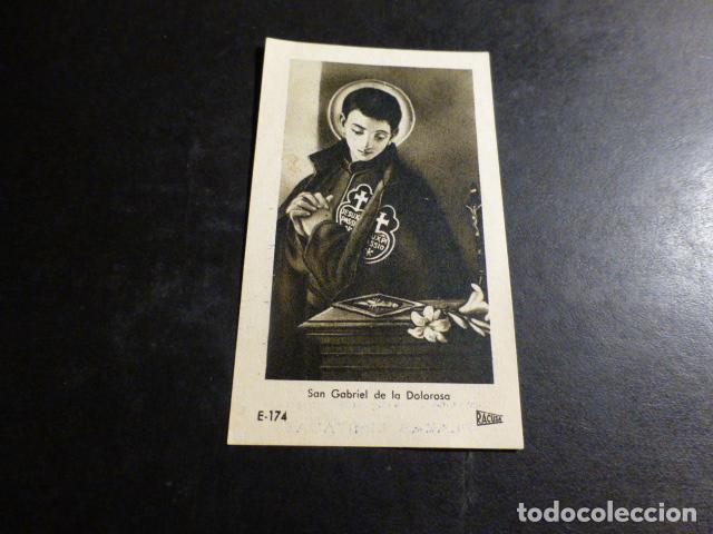 Postais: SAN GABRIEL DE LA DOLOROSA PASIONISTA ANTIGUA ESTAMPA