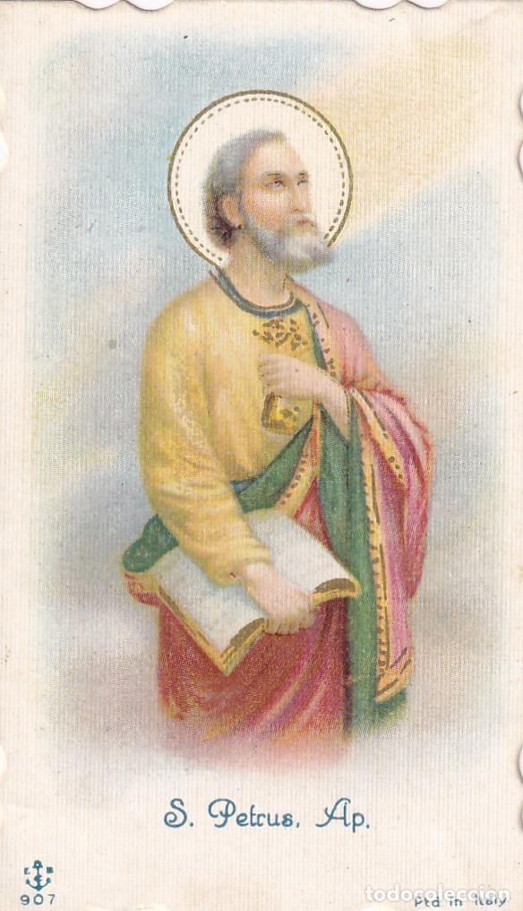 Cartoline: San Pedro - Estampa devocional bordes troquelados - Sanctus Petrus Ap. / EB 907 Printed in Italy