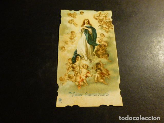 Cartes Postales: INMACULADA CONCEPCI&Oacute;N ANTIGUA ESTAMPA CROMOLITOGRAFICA