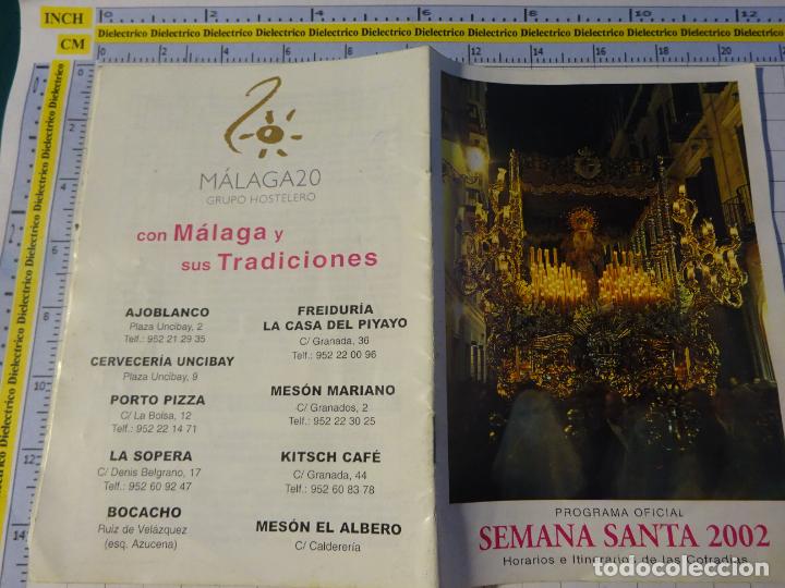 Postkarten: PROGRAMA SEMANA SANTA HORARIOS ITINERARIOS PROCESIONES M&Aacute;LAGA 2002 687