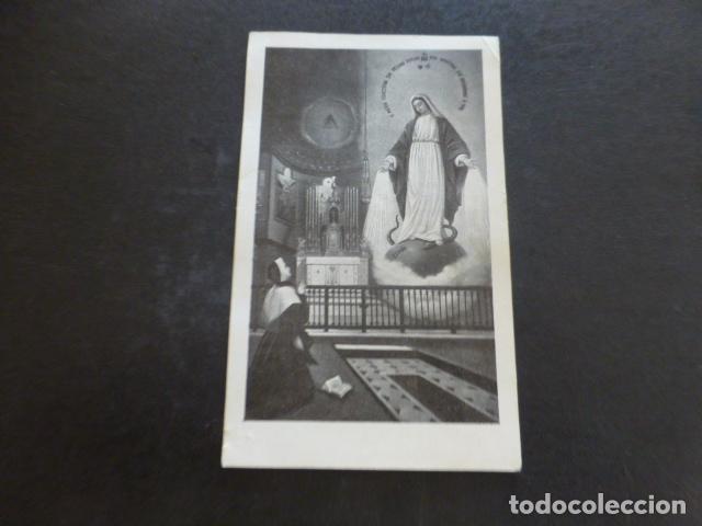 Cartoline: SANTA CATALINA LABOURE Y VIRGEN DE LA MEDALLA MILAGROSA ANTIGUA ESTAMPA