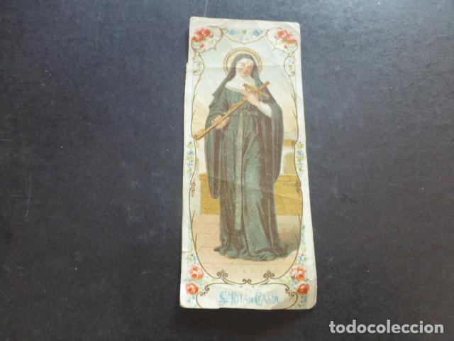 Cartes Postales: SANTA RITA DE CASIA ANTIGUA ESTAMPA CROMOLITOGRAFICA