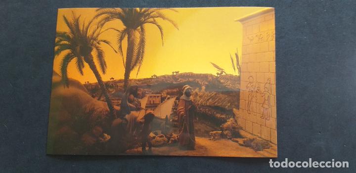 Cartes Postales: RELIGIOSAS-V16-IV-ASOCIACION DE BELENISTAS DE ALICANTE-LA HUIDA A EGIPTO-BLAS