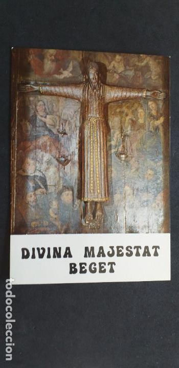 Postkarten: RELIGIOSAS-V16-IV-GIRONA-BEGET-PIRINEU CATALA-DIVINA MAJESTAD-TALLA ROMANICA SIGLO XII