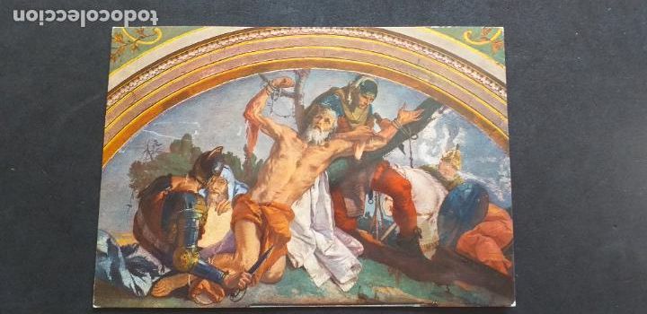 Cartes Postales: RELIGIOSAS-V16-IV-BERGAMO-CAPPELLA COLLEONI-EL MARTIRIO DE S.BARTOLOMEO