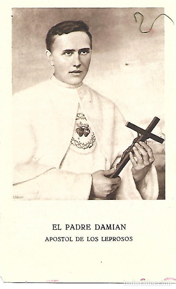 antigua estampa de el padre damian - Buy Religious postcards and in  memoriam cards on todocoleccion