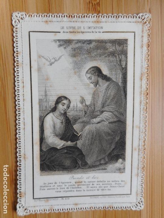 Cartes Postales: ANTIGUA ESTAMPA RELIGIOSA TROQUELADA.LETAILLE.BOUMARD.PARIS